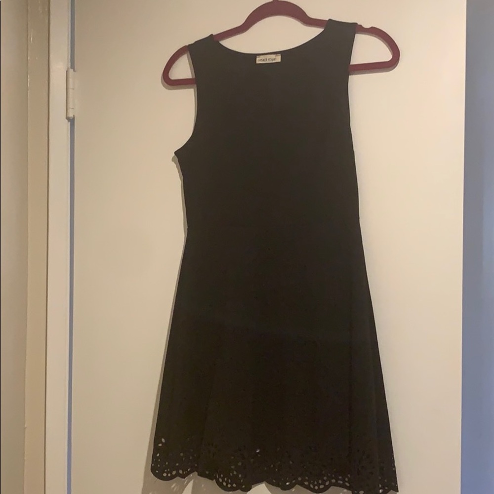 Cute black dress every day wear.